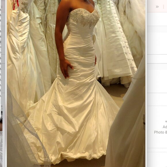 MAGGIE SOTTERO wedding dress size 6 (BNWT) - Picture 4 of 7